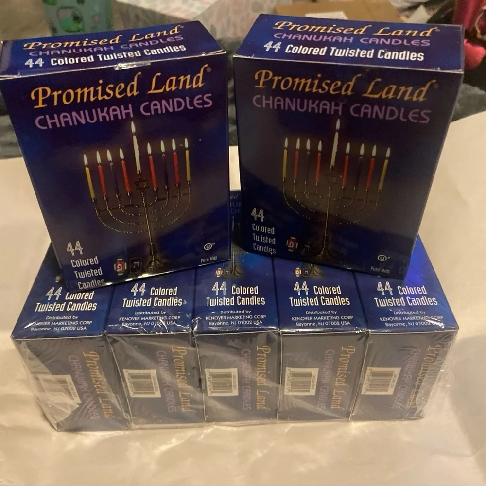 Promised Land-Chanukah Candles, 44 Candles per box Brand NEW [ 7 Pk]